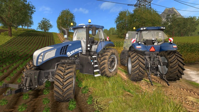 New Holland T8 420 Blue Power V1 1 FS17 Mod Mod For Farming