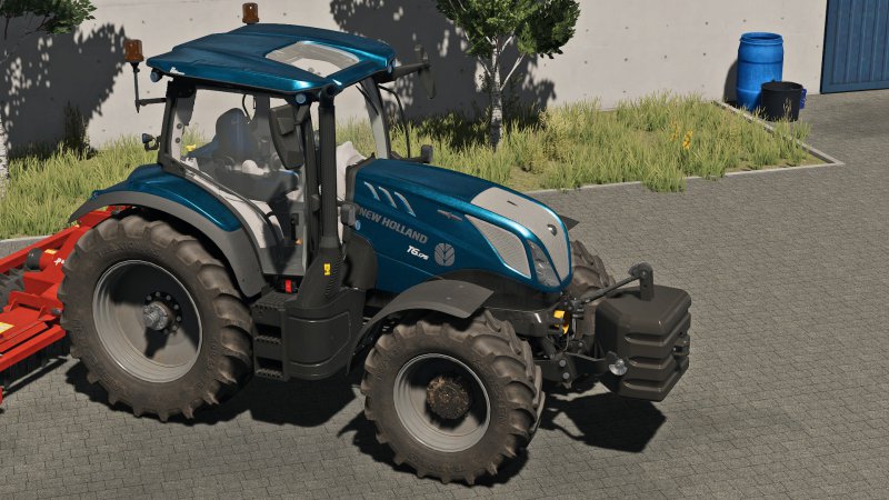 New Holland T6 Blue Power FS22 Mod Mod For Farming Simulator 22