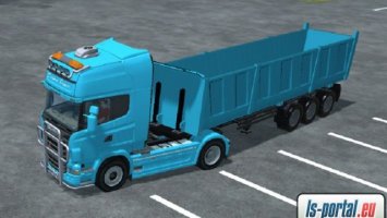 Scania R560 blue