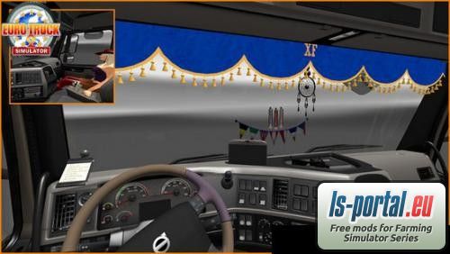 Volvo interior ETS2 Mod Mod for Euro Truck Simulator 2