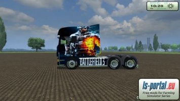 Scania Longline Battlefield 3 Skin