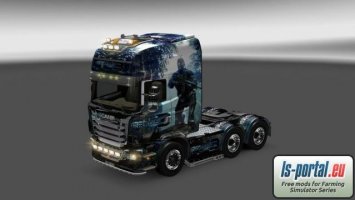 Scania with Crysis 3 skin
