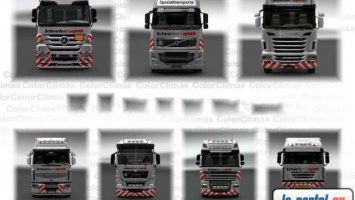 Schwerlast Logistik AG Truck Skin Pack ets2