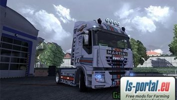 Iveco stralis Martini Racing skin ETS2