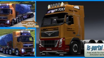 Volvo heavy transport skin with 8x4 ets2