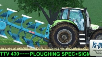 Deutz TTV430 PLOUGHING SPEC v2 ls2013