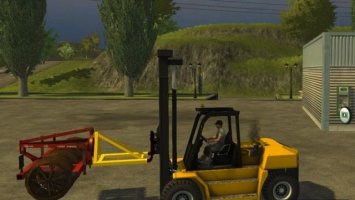 Three-point hitch for frontloader ls2013