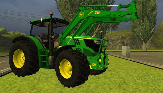 John Deere 6150R z turem H360 LS2013