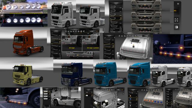 Additional Customization Parts v5.0 - ETS2 Mod, Mod for Euro Truck  Simulator 2