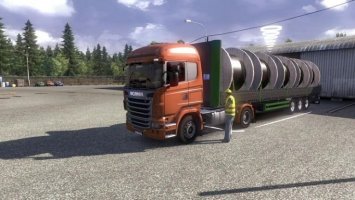 TRAILER WITH CABLE DRUM ets2