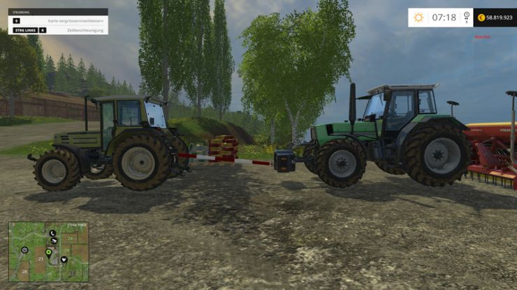 Abschlepp Stange - LS15 Mod  Mod for Landwirtschafts Simulator 15