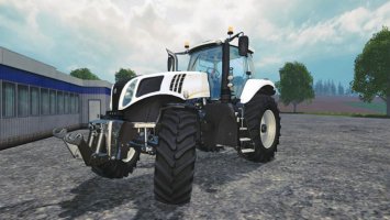 New Holland T8.435 Weiße Sonderlackierung v1.1 LS15