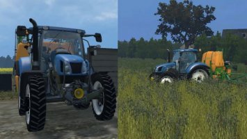 New Holland T6160 (Additional wheels) LS15