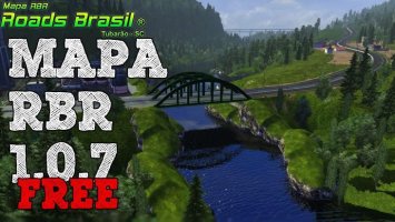 ROADS BRAZIL MAP (MAPA RBR) V1.0.7 ets2