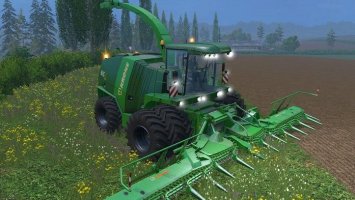 KRONE BIGX11 WITH DYNAMIC TWIN FRONTS WHELS PACK ls15