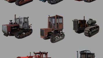 Crawler Tractors Set ls15