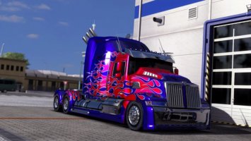 Mod Optimus Prime Trasnsformers 4 ets2