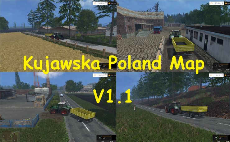 Kujawska Poland Map V11 Ls15 Mod Mod For Farming Simulator 15 Ls