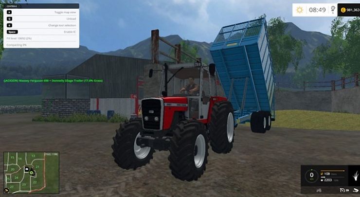 Massey Ferguson 698t Ls15 Mod Mod For Farming Simulator 15 Ls Portal