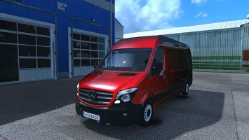 Mercedes Sprinter Long 2015 by klolo901 and dragonmodz ets2