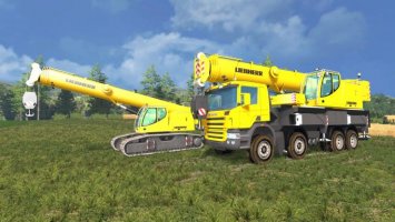 Scania Liebherr LTF1060 + Liebherr crawler LTR1060 ls15