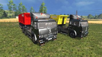 KamAZ 54115 v2.0 & Trailer SZAP-9517