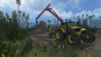 Holz Klemmbank Trailer v1.1 LS15