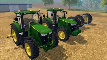 John Deere 7R LOADER WITH DUALS V1 ls15