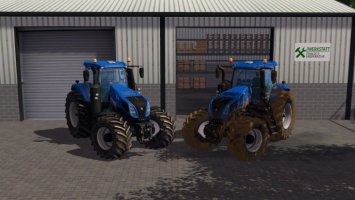 NEW HOLLAND T8 320 WASHABLE