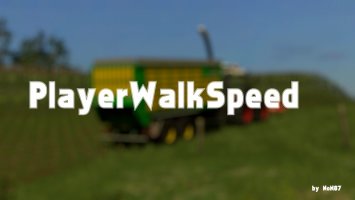 Player Walk Speed by Edzio021 fs22