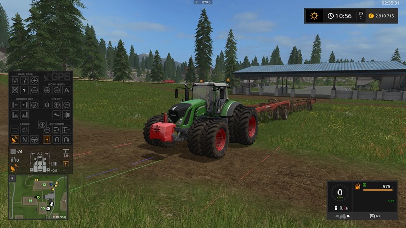 farming simulator 2017 gps mod controls