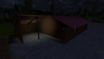 Machinery shed and woodchip storage (GE & placeable) FS17