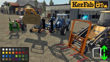 Spike Kerfab With BaleAttacher and All Loader fs17