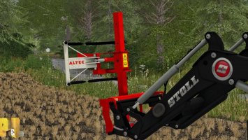 Altec Bale Fork with Bale attacher FS17