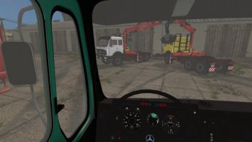 Mercedes-Benz NG 6x6 Forrestry crane FS17