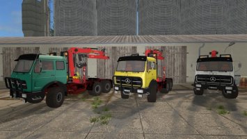 Mercedes-Benz NG 6x6 Forrestry crane FS17