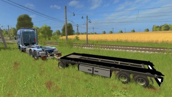 Scania V8 HKL with rail Trailer FS17