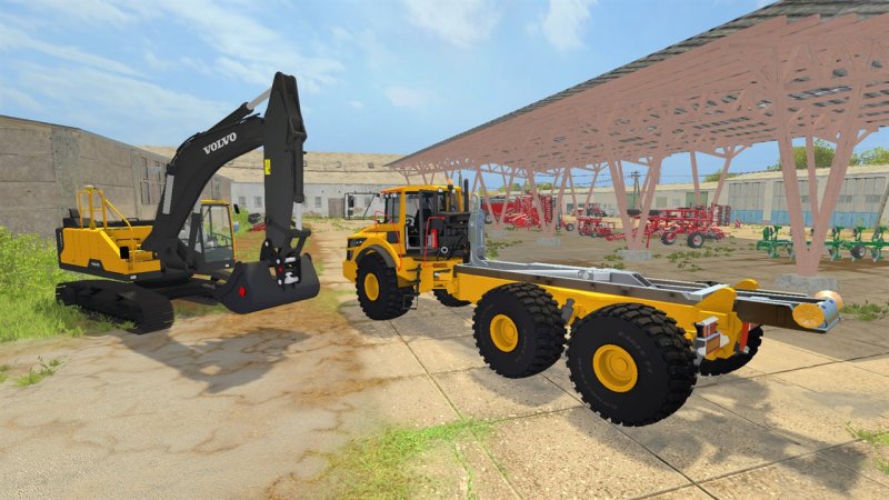 Volvo Ec300e Excavator And A40 Truck Pack Fs17 Mod Mod For Farming Simulator 17 Ls Portal 2954