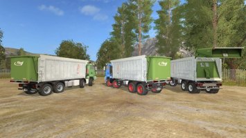 MAN TGS 8x8 with Fliegl extension v3 FS17