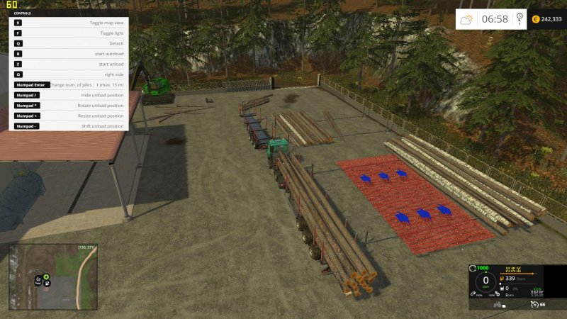 Fliegl Timber Runner Wide With Autoload V LS Mod Mod For