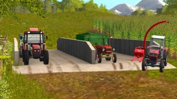 Fahrsilo aus Beton fs17