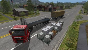 Flatbed Trailer UAL v6 fs17