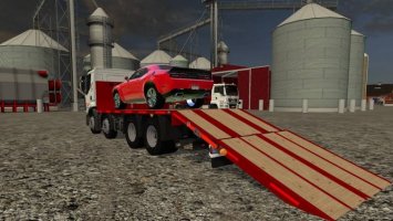 Renault Tieflader LKW klappbare Rampen FS17