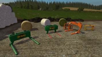 Rundballen-Greiferpaket FS17