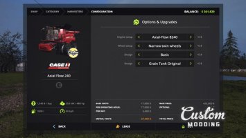 Case Axial Flow 240 series v2 FS17