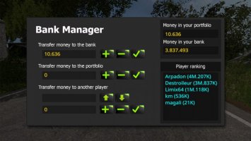 MPMoney v1.0.0.7 fs17