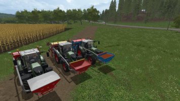 Sowing machines pack with hose system and front tank FS17