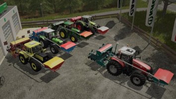 Sowing machines pack with hose system and front tank fs17