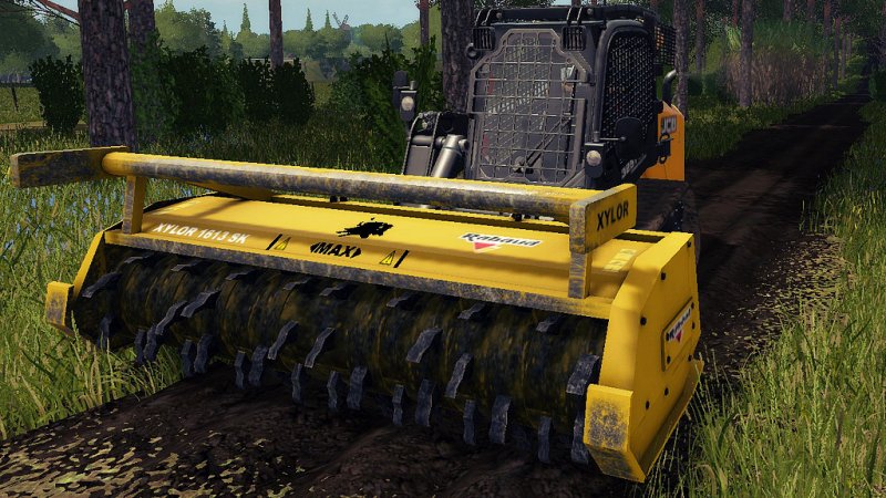 Stump Grinder Rabaud XYLOR - FS17 Mod | Mod for Farming Simulator