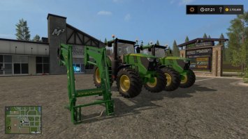 John Deere 6R 6135 - 6250 + H480 Frontloader v1.0.0.2